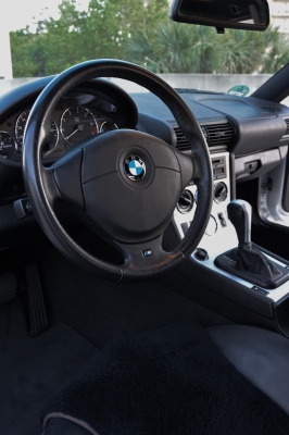 2002 BMW Z3 Coupe in Titanium Silver Metallic over Black