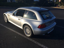 1999 BMW Z3 Coupe in Arctic Silver Metallic over Extended Tanin Red