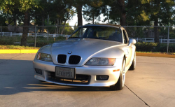 1999 BMW Z3 Coupe in Arctic Silver Metallic over Black