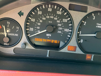 1999 BMW Z3 Coupe in Arctic Silver Metallic over Extended Tanin Red