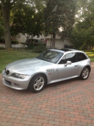 1999 BMW Z3 Coupe in Arctic Silver Metallic over Other