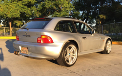 1999 BMW Z3 Coupe in Arctic Silver Metallic over Black