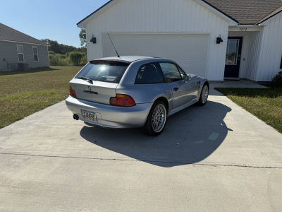1999 BMW Z3 Coupe in Arctic Silver Metallic over Black