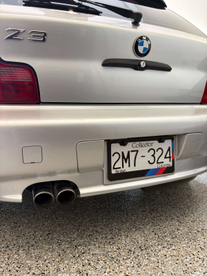 1999 BMW Z3 Coupe in Arctic Silver Metallic over Extended Tanin Red