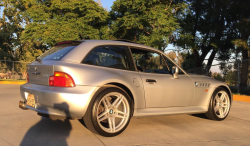 1999 BMW Z3 Coupe in Arctic Silver Metallic over Black