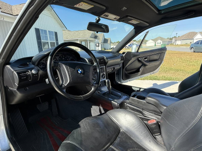 1999 BMW Z3 Coupe in Arctic Silver Metallic over Black