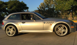 1999 BMW Z3 Coupe in Arctic Silver Metallic over Black