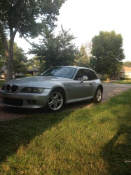 1999 BMW Z3 Coupe in Arctic Silver Metallic over Other
