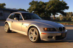 1999 BMW Z3 Coupe in Arctic Silver Metallic over Black