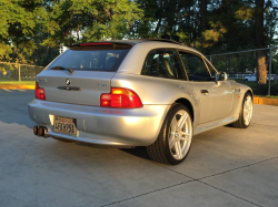 1999 BMW Z3 Coupe in Arctic Silver Metallic over Black