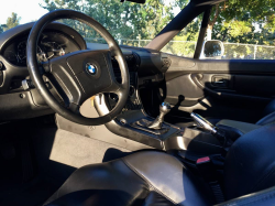 1999 BMW Z3 Coupe in Arctic Silver Metallic over Black