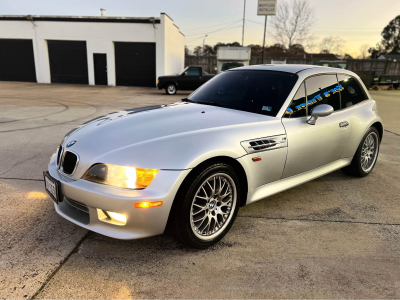 1999 BMW Z3 Coupe in Arctic Silver Metallic over Black