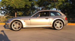 1999 BMW Z3 Coupe in Arctic Silver Metallic over Black