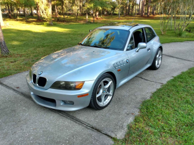 1999 BMW Z3 Coupe in Arctic Silver Metallic over Black