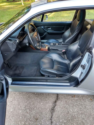 1999 BMW Z3 Coupe in Arctic Silver Metallic over Black