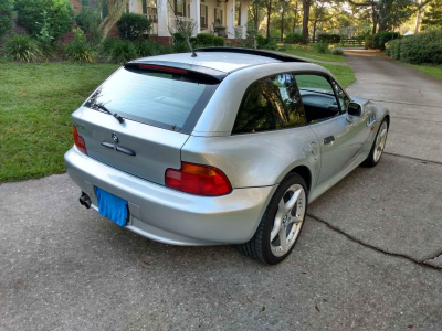 1999 BMW Z3 Coupe in Arctic Silver Metallic over Black