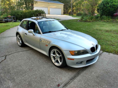 1999 BMW Z3 Coupe in Arctic Silver Metallic over Black