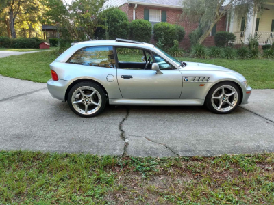 1999 BMW Z3 Coupe in Arctic Silver Metallic over Black