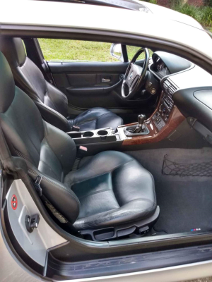 1999 BMW Z3 Coupe in Arctic Silver Metallic over Black