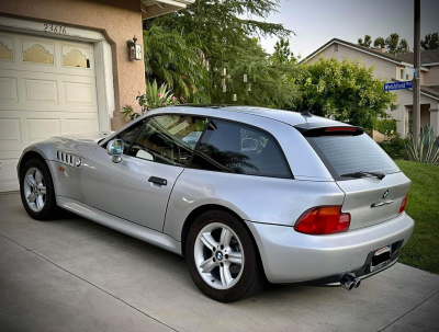 1999 BMW Z3 Coupe in Arctic Silver Metallic over Other