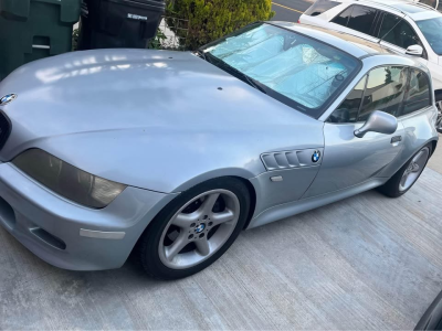 1999 BMW Z3 Coupe in Arctic Silver Metallic over Black