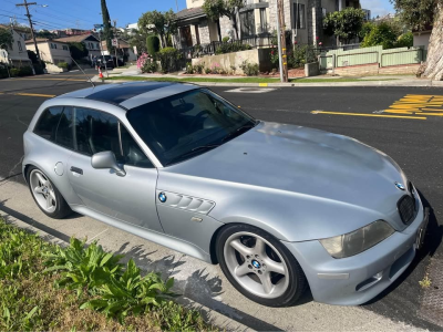 1999 BMW Z3 Coupe in Arctic Silver Metallic over Black