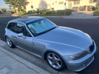 1999 BMW Z3 Coupe in Arctic Silver Metallic over Black