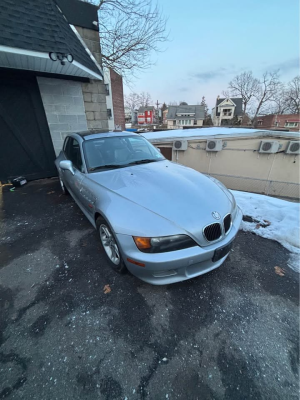 1999 BMW Z3 Coupe in Arctic Silver Metallic over Black