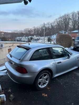 1999 BMW Z3 Coupe in Arctic Silver Metallic over Black