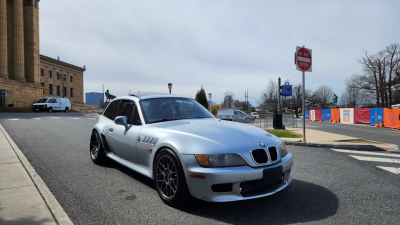 1999 BMW Z3 Coupe in Arctic Silver Metallic over Black