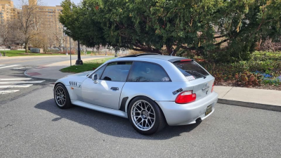 1999 BMW Z3 Coupe in Arctic Silver Metallic over Black