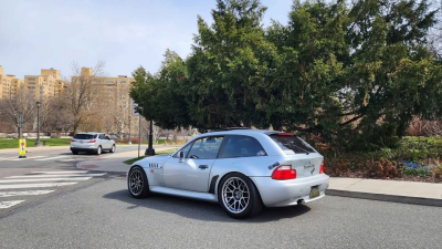 1999 BMW Z3 Coupe in Arctic Silver Metallic over Black