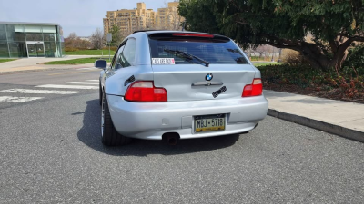 1999 BMW Z3 Coupe in Arctic Silver Metallic over Black