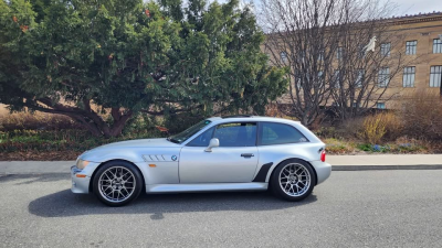 1999 BMW Z3 Coupe in Arctic Silver Metallic over Black