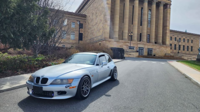 1999 BMW Z3 Coupe in Arctic Silver Metallic over Black