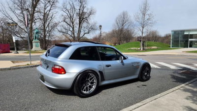 1999 BMW Z3 Coupe in Arctic Silver Metallic over Black