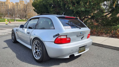 1999 BMW Z3 Coupe in Arctic Silver Metallic over Black