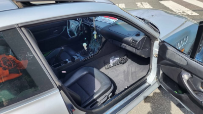 1999 BMW Z3 Coupe in Arctic Silver Metallic over Black