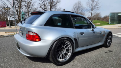 1999 BMW Z3 Coupe in Arctic Silver Metallic over Black