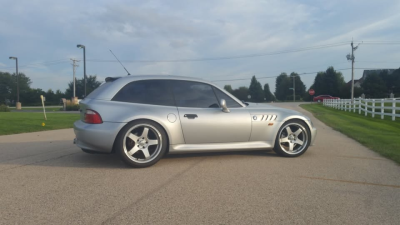1999 BMW Z3 Coupe in Arctic Silver Metallic over Black