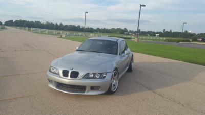 1999 BMW Z3 Coupe in Arctic Silver Metallic over Black