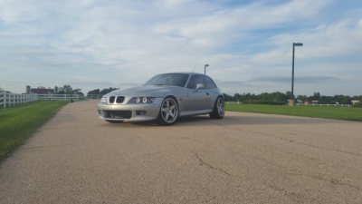 1999 BMW Z3 Coupe in Arctic Silver Metallic over Black