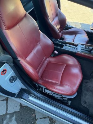1999 BMW Z3 Coupe in Arctic Silver Metallic over Extended Tanin Red