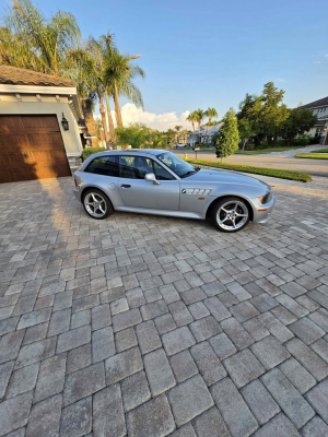 1999 BMW Z3 Coupe in Arctic Silver Metallic over Black