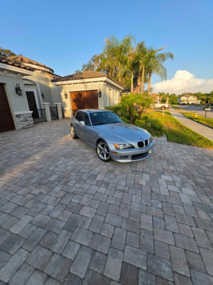 1999 BMW Z3 Coupe in Arctic Silver Metallic over Black