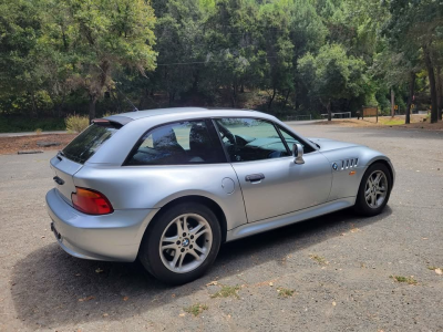 1999 BMW Z3 Coupe in Arctic Silver Metallic over Black