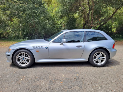 1999 BMW Z3 Coupe in Arctic Silver Metallic over Black