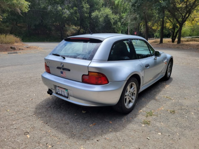 1999 BMW Z3 Coupe in Arctic Silver Metallic over Black
