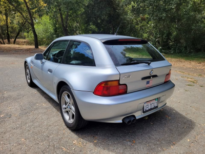 1999 BMW Z3 Coupe in Arctic Silver Metallic over Black