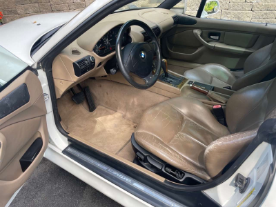 1999 BMW Z3 Coupe in Alpine White 3 over E36 Sand Beige